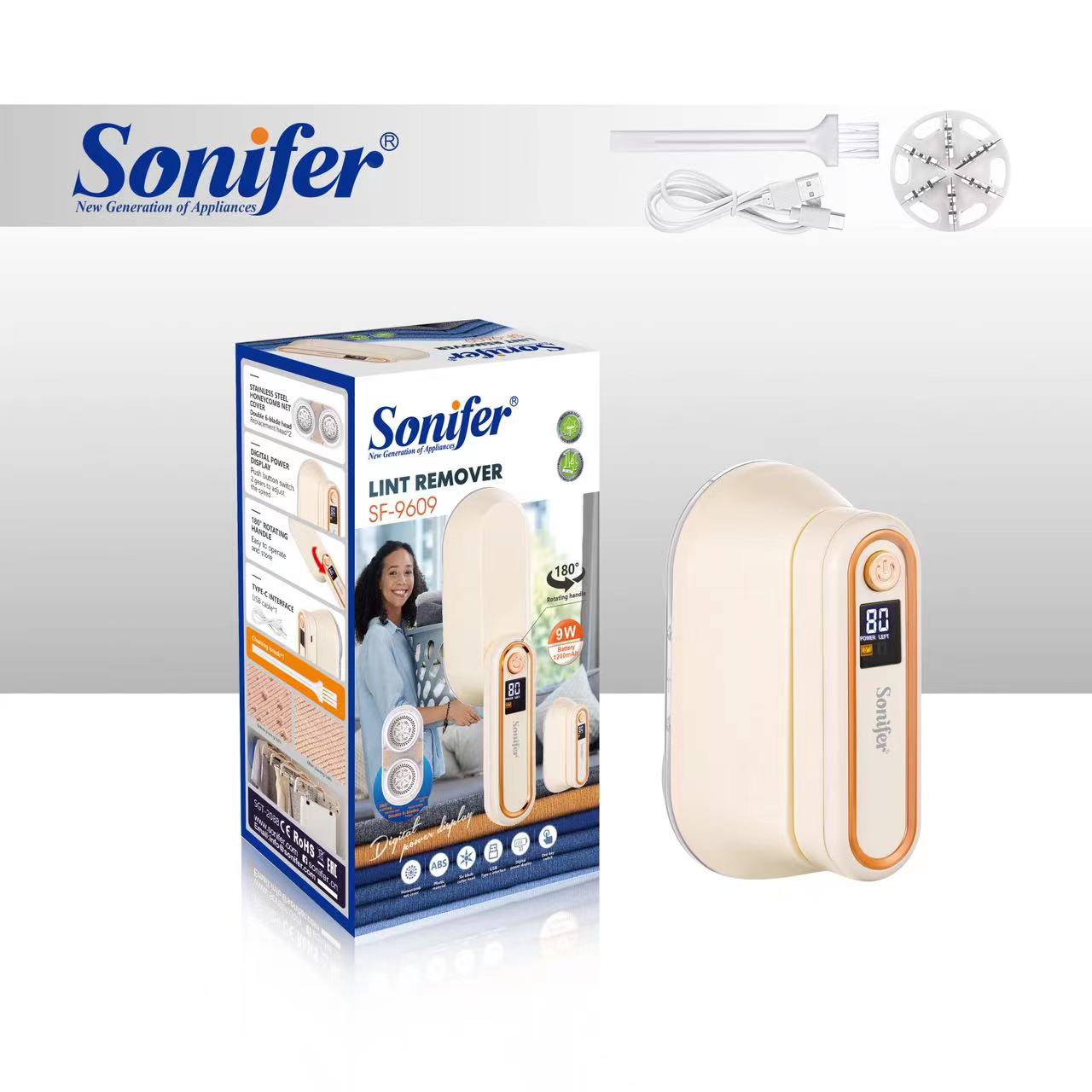 Sonifer SF-9609 Portativ Elektrikli Lint Remover